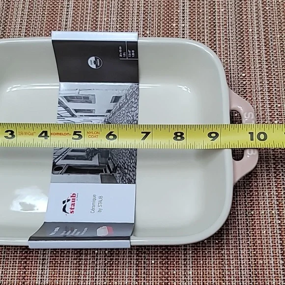 Staub Stoneware Baking Dish 1.25qt, PINK, NWT - Picture 6 of 7